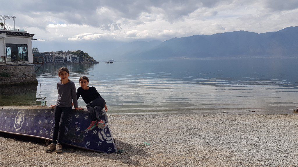 Sur les berges du lac Erhai